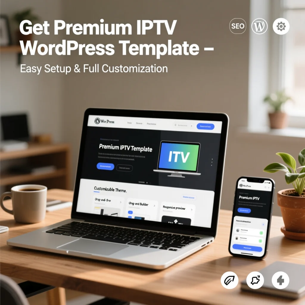 Get Premium IPTV WordPress Template – Easy Setup & Full Customization