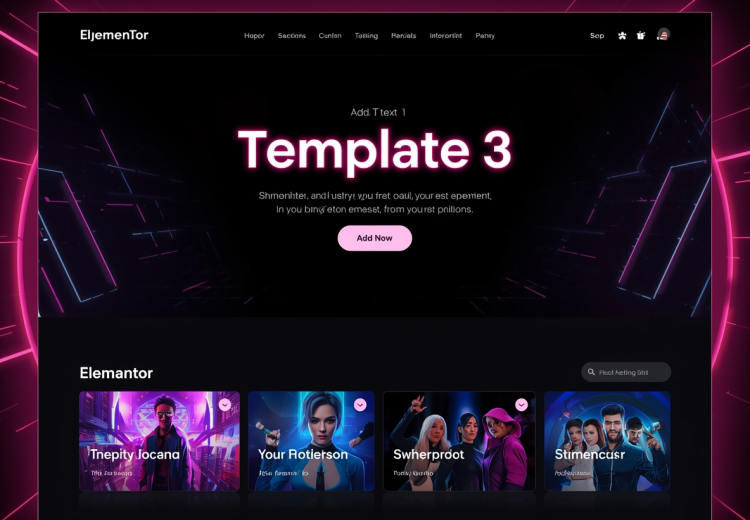 Lucid_Origin_Futuristic_IPTV_homepage_preview_glowing_dark_bac_2